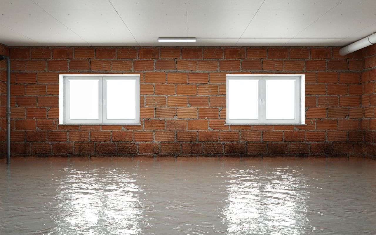Flooded basement